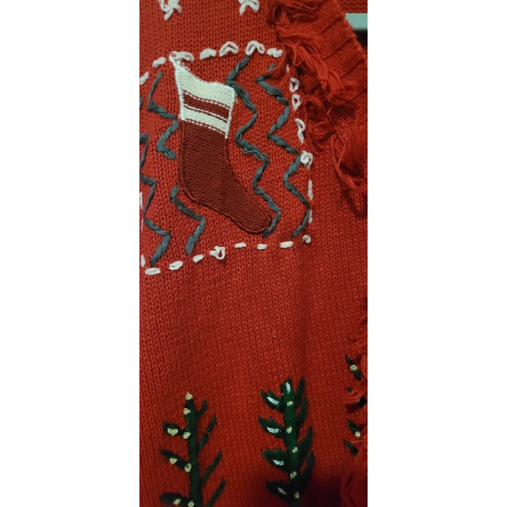 Vintage Extra Point By Reference Point  2x Holiday Sweater - Picture 12 of 12